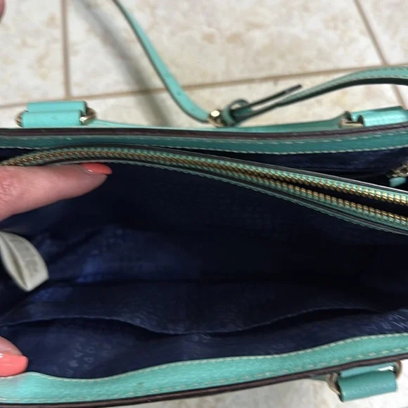 Kate Spade Wellesley Quinn Satchel Bag Teal - Picture 7 of 17